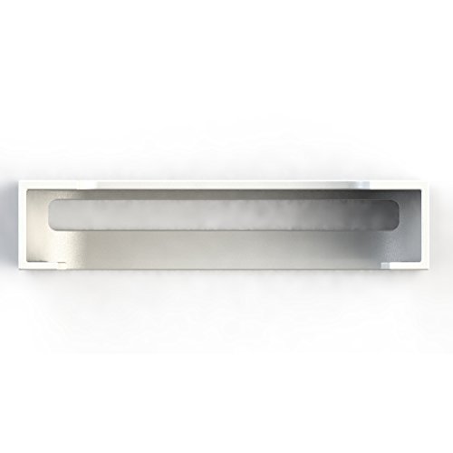 Danish Design Wandhalterung für Apple Mac mini und Time Capsule Modell A1254, A1302, A1355, A1409. Ihr Gerät perfekt auf die Wandmontage. (weiß) - 5