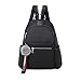 Produktbild Frauen Rucksack Wasserdichter Rucksack Casual Bag Reisetasche (Schwarz,34cm*14cm*30cm)