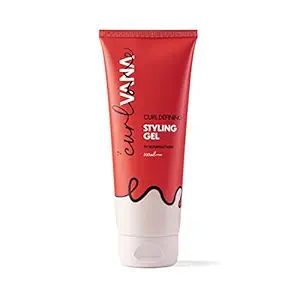 Curlvana Curl-Defining All-in-One Styling Gel for Women and Men with Curly, Wavy, Coily Hair. CG-Friendly. Provides Definition & Intense Moisturization. 200ml. Zero-Frizz All-Weather.