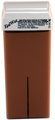 EpilWax Set of Roll-On Cartridges for Hair Removal - Large 100 ml Roll-on Waxing Refills (Chocolate, Set of 12) - Image 3