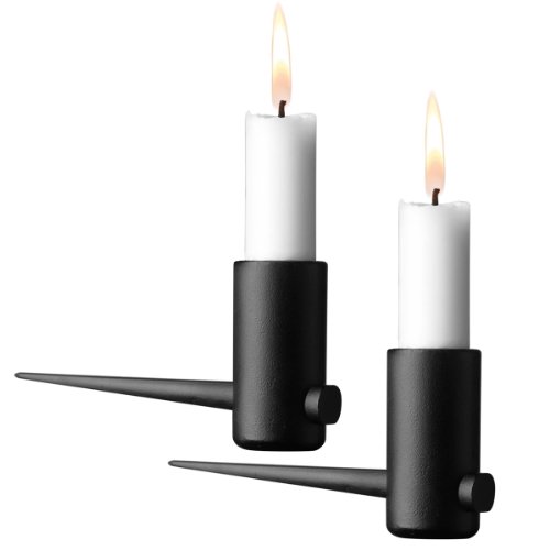 Menu 4745219 Pipe Kerzenhalter Gartendeko, horizontal, 2-Stück