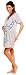 Zeta Ville - Women's Maternity Cotton Cartoon Print Nursing Nightdress - 366c (Turquoise, UK 12)