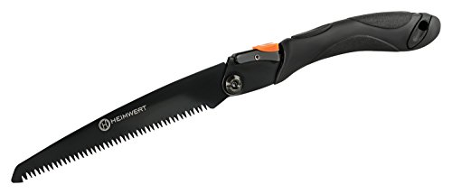 HEIMWERT Klappsäge aus ultra hartem Karbonstahl – Zweifach verstellbare Astsäge – Gartensäge mit Sicherheitsverschluss - 6