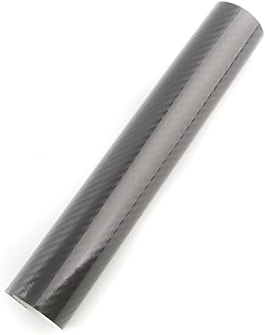 PEATOP Carbon Fibre Vinyl Wrap 5D High Gloss Bubble Free Air Release Big Texture Sheet Roll Film (60" x 36"/5FT x 3FT)
