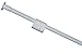 Produktbild Ekershop DUSCHVORHANG STANGE TELESKOPSTANGE DUSCHSTANGE 150-270 cm WEISS inkl. Ringe LANG NEU