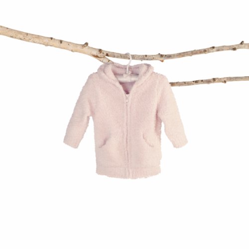 Barefoot Dreams 412 Bamboo Chic Infant Hoodie M 12-18 Months (Pink )