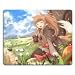 Produktbild Spice And Wolf Kraft Lawrence Holo Mouse pads Anime Game Manga Comic ACG Customized Made to Order Support Ready 9 7/8 inch (250mm) x 7 7/8 inch (200mm) x 1/16 inch (2mm) High Quality Eco friendly Cloth with Neoprene rubber woocoo mouse pad desktop mousepad laptop mousepads comfortable computer mouse mat cute gaming mouse_pad