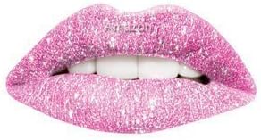 Passion Lips Temporary Lip Tattoo Wraps Includes 2 Applications - Pink Glitter
