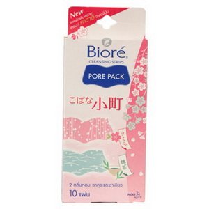 Biore Cleansing Strips Pore Sakura & Green Tea : 10sheet