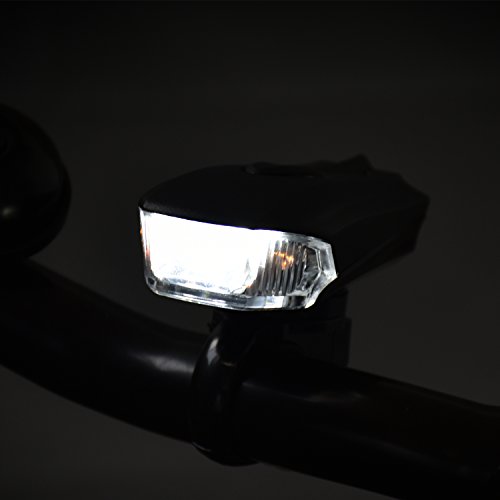ONEU LED Fahrrad Stirnlampe Kopflampe Kopfleuchten,USB-Akku Fahrradlampe,Mini Automatik leichte Anpassung Bike-Energiesparlampe,4 Leuchtmodi für Mountainbiken,Klettern,Camping und täglichen Gebrauch - 5