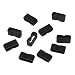 Produktbild P Prettyia 10 Stücke Uhrenarmband Schleife Gummi Verschluss Ring Schlaufenverschluss Ersatz Uhrenarmband Creolen - 16 mm