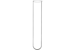 Labasics 15 Pack Borosilicate Glass Round Bottom Test Tubes, 30 mm OD X 165 mm length (Pack of 15)