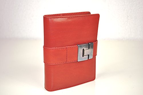 Time/system Succes Junior Organiser A715mm Sand Silver Red Leather Organiser Pocket Organiser