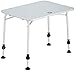 Price comparison product image 10T Flaprack Single - Camping foldable table, 80x60 cm, stable aluminium table top, telescopic legs, continuously adjustable