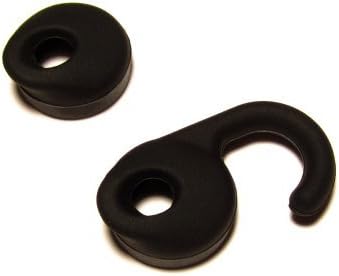 SET New Black Earbud Eartip for Rocketfish EX7 QX5 QX4 QX3 PS3 / MD Gaming Wireless Bluetooth Headset EX-7 EX-5 EX-4 EX-3 PS/MD Game Ear Gel Bud Tip Gels Buds Tips Eargel Earbud Eartip Eargels Eartips Replacement Part Parts + Micro Fiber Cleaning Cloth (random color)
