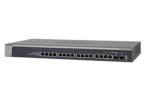 NETGEAR XS716T-100NES ProSAFE 16-port 10-Gigabit Kupfer Ethernet Smart Managed Switch - 5