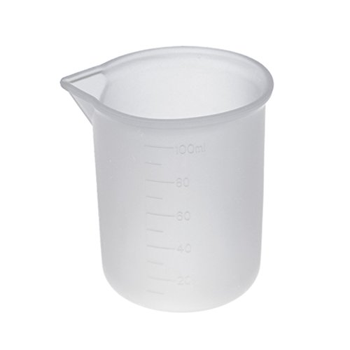 YNuth 100ml Silikon Messbecher Backmessbecher Mensur Transparent Gießen Werkzeug
