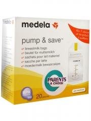 Medela Pump & Save 20 Sachets for Maternal Milk 150ml