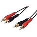 Price comparison product image Aptii 2 x RCA/Phono Plugs to 2 X RCA/Phono Plugs GOLD 3 Mtr Audio Cable lead