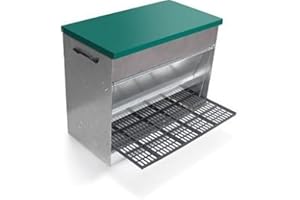 GÓMEZ Y CRESPO Tolva Grande Cierre Basculante Para Aves 28 Kilos