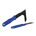 Produktbild Relaxdays Fugenkratzer, 2er Set, Geschliffene Klingen, Ergonomisch, Unkraut & Moos entfernen, Stahl, PVC, Blau/Schwarz