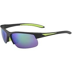 Bollé Breaker - Gafas de sol deportivas, color negro mate/verde