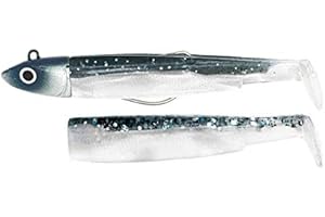 Fiiish Black Minnow 90/Combo off Shore 10g Blue Glitter Body Glitter Blue Glitter Body