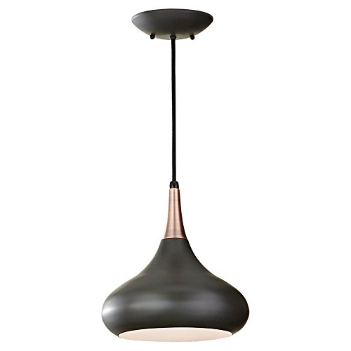 Preisvergleich Produktbild Feiss P1253DBZ Beso 1 Light Pendant, Dark Bronze by Feiss