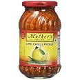 Mother's Lime & Chilli Pickle: 500gm | Zesty lime flavor complemented by red chillies | Traditional recipe | Dishes with this flavorful condiment | Experience the authentic taste of Indian cuisine