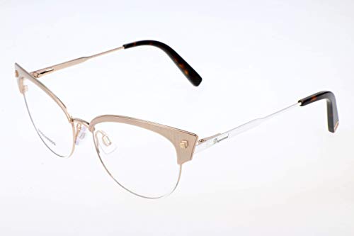 Preisvergleich Produktbild Dsquared2 Damen D Squared Brillengestelle, Gold, 52