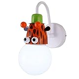 Lucky-all star Cartoon Kinder LED Lampe - Moderne kreative Tier AFFE/Zebra/Giraffe Wandlampe, Kindergarten Augenschutz Lampe für Kinderzimmer Schlafzimmer