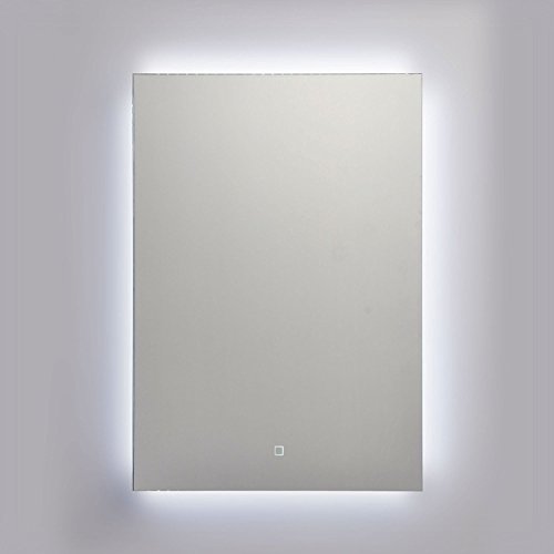 KROLLMANN LED Spiegel mit Touch Sensor, 50x70cm, Badspiegel mit LED-Beleuchtung - 3