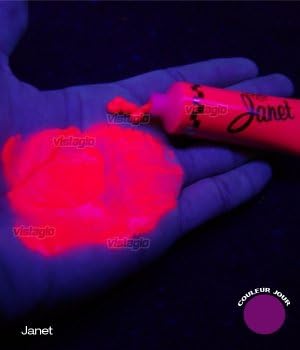 UV Fluorescent cream for Body and Hair in Purple for Soirees