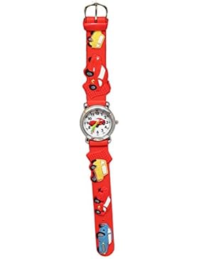 Zeigt Kinder Quartz Autos Cars Armband Gummi
