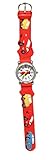 Armbanduhr für Kinder, Quarz, Armband aus Gummi, Motiv: Cars