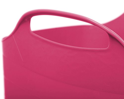 Flexi Tub Tragekorb Gartenkorb Wäschekorb Spielzeugeimer 15 Liter pink - 3