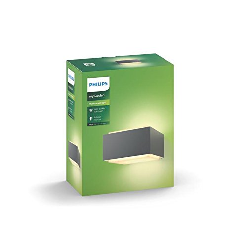 Philips myGarden Wandaussenleuchte Hedgehog,Anthrazit, Gartenleuchte - 4
