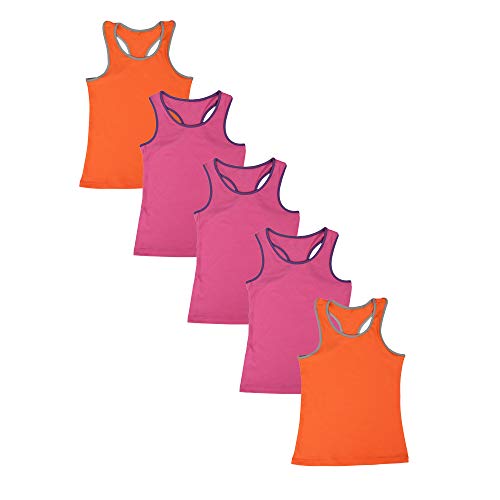 OLLI Baby Girl Tank Top Cotton Multi-Color Best Fiting Pack of 5 RS.749.00