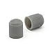 Price comparison product image 2x Grey Plastic Tyre Valve Dust Caps Schrader Type Universal Fit Motorcycle Scooter Dirt Bike Quad Car