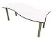 Produktbild Mobeduc – Kindertisch, Onda, rechteckig Holz 120 x 60 cm, Talla 0 Haya y Blanco