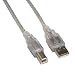 Produktbild m-one CLEAR 2 Meter/6 ft USB Drucker Kabel für – HP LaserJet Pro m130nw Drucker