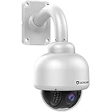 überwachungskamera Outdoor WLAN, PTZ-Outdoor-Kamera, Crystal Full HD 1080P, 4 x optischer Zoom, Autofokus, vorinstallierte 32GB Speicherkarte, 1080P S2-32G, Weiß