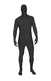 Morphsuits STSBK2 - Erwachsene Kostüme, Größe 186-210 cm, XXL, schwarz