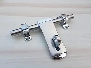 Boruz Heavy Stainless Steel Aldrop/Push to Close for Door with Fitting Screws- Pack of 1 (Prado) (8