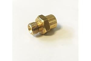 PHÖNIX GERMANY Raccordo di transizione IG 1/4" R x AG 1/4" lks riduttore gas adattatore in ottone per tubo del gas 1/4, fornello a gas