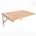 Produktbild LQQGXLPortabler Klapptisch Klapptisch aus massivem Holz, an der Wand befestigter Speisetisch, faltbarer Mehrzwecktisch, (Farbe : A, größe : 70 * 40cm)