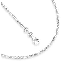 Silberkette im Erbsmuster 3,8 mm (Sterlingsilber 925) Erbskette, Gliederkette