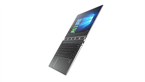 Lenovo IdeaPad Laptop Yoga 910-13IKB Intel i7-7500U 2 70GHz 8GB RAM  512GB SSD  13 9  1920 x 1080 Full HD  Windows 10 Home  Gun Metal