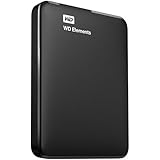 WD 500GB  Elements Portable External Hard Drive - USB 3.0 - WDBUZG5000ABK-EESN