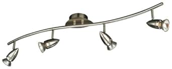 Massive 54944-17-15 Halogen-4er-Spotbalken (4x GU10 230V 50 Watt inkl